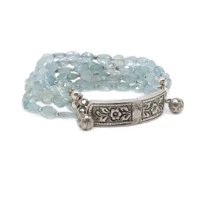 Aquamarine Muti-Strand Bracelet