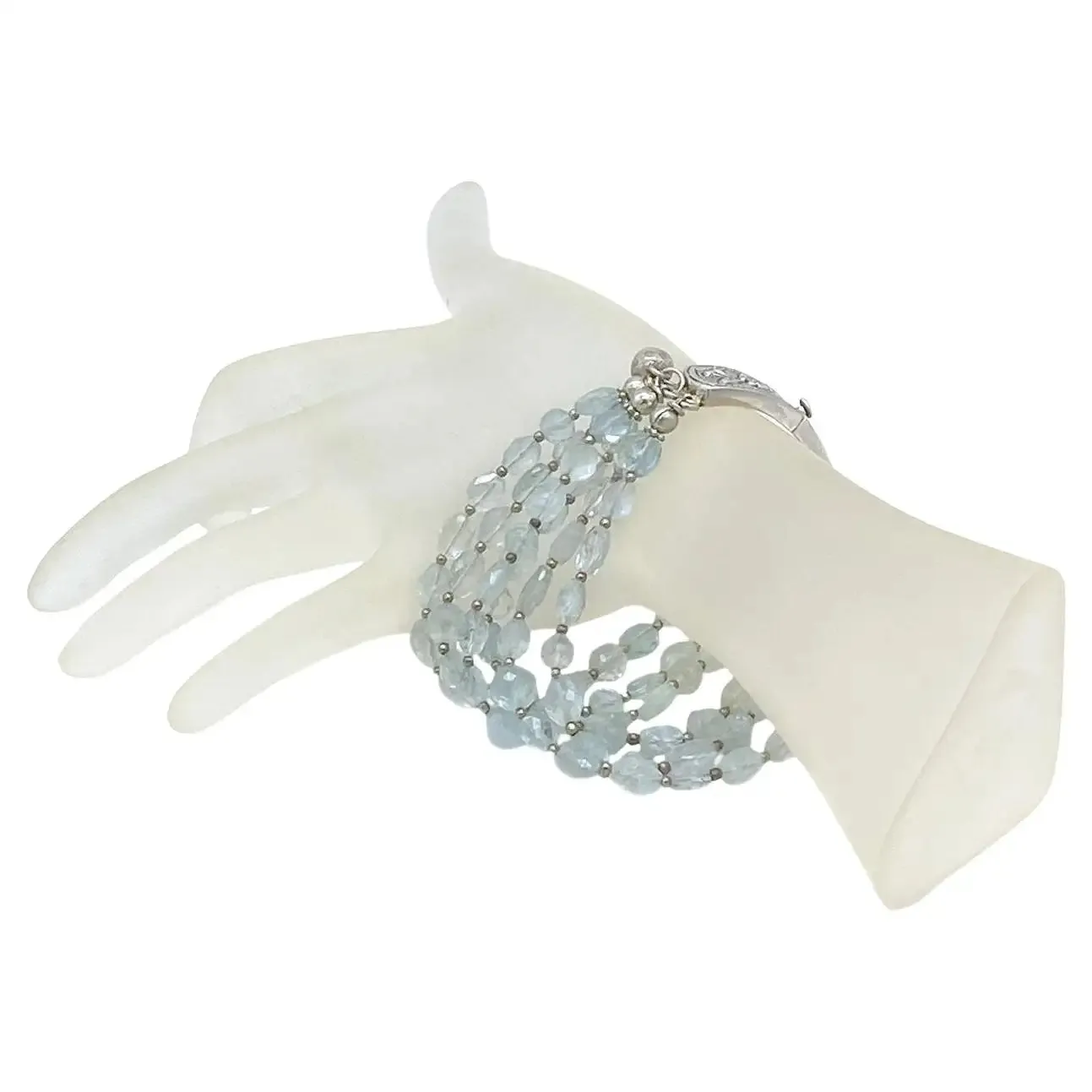 Aquamarine Muti-Strand Bracelet