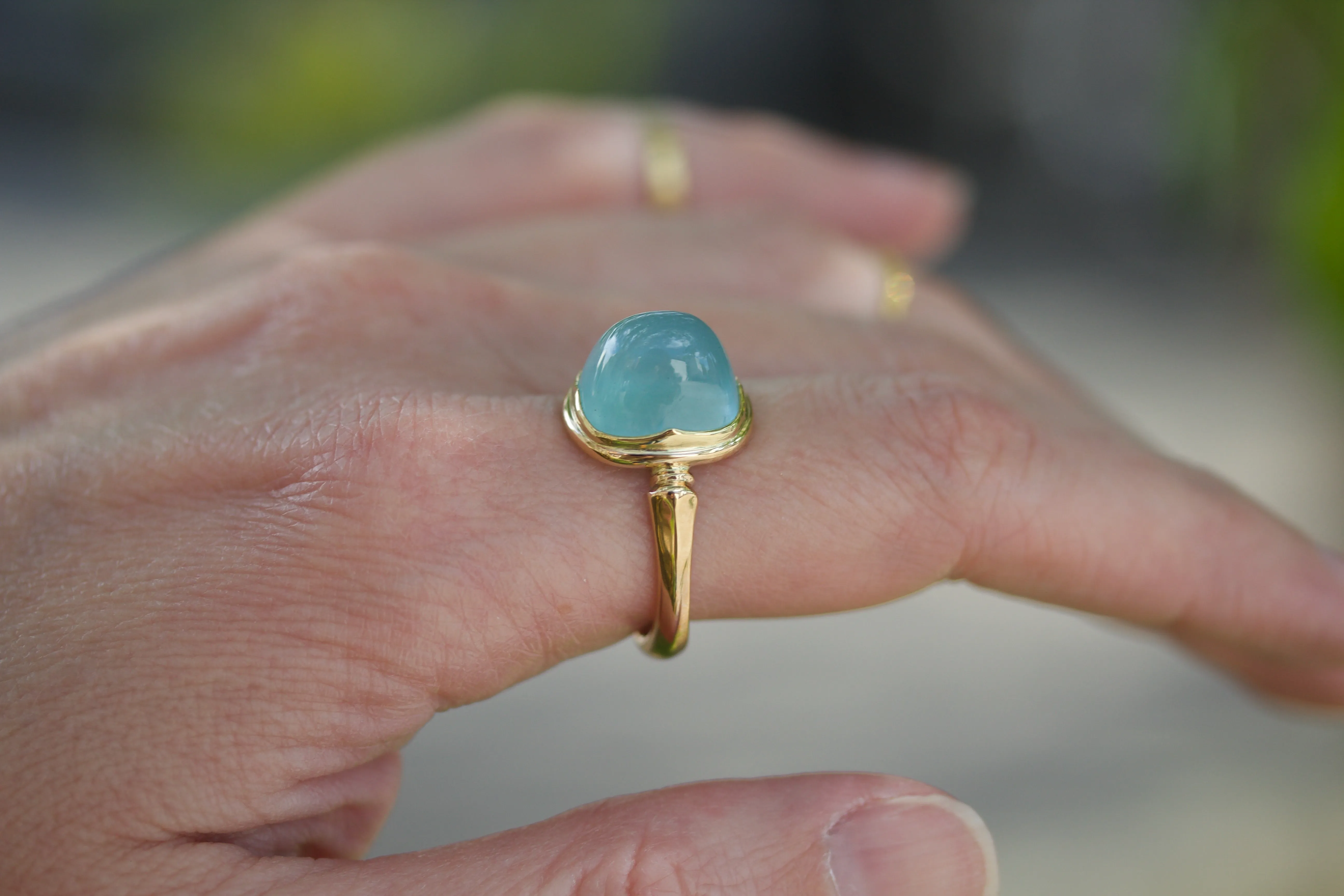 Aquamarine Ring