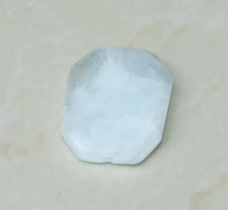 Aquamarine Stone, Loose Gemstones, Aquamarine Cabochon, Gemstone pendant, Natural Stone Beads, Aquamarine Pendant - 25mm x 31mm - 2967