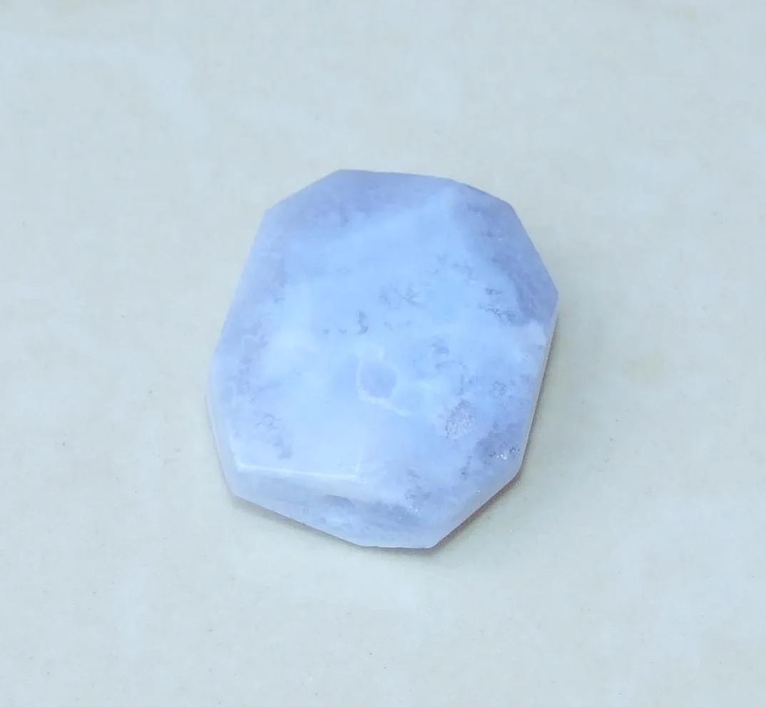 Aquamarine Stone, Loose Gemstones, Aquamarine Cabochon, Gemstone pendant, Natural Stone Beads, Aquamarine Pendant - 25mm x 31mm - 2967