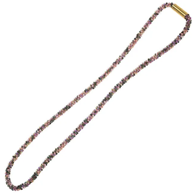 Beaded Kumihimo Wrap Bracelet Kit-Rose Tone - Exclusive Beadaholique Jewelry Kit