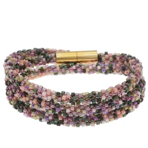 Beaded Kumihimo Wrap Bracelet Kit-Rose Tone - Exclusive Beadaholique Jewelry Kit