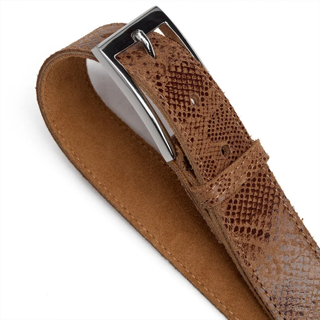 Beautiful belt / 16380 - Camel Snake