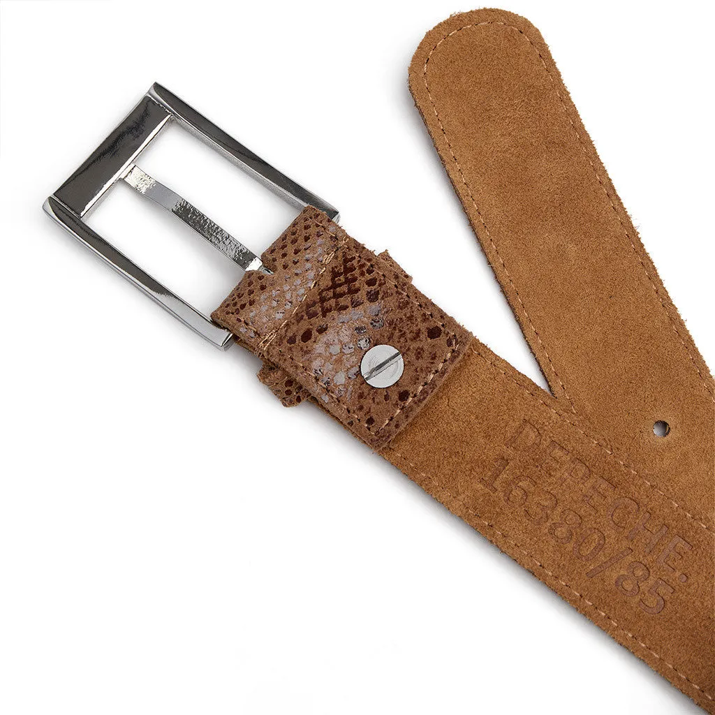 Beautiful belt / 16380 - Camel Snake