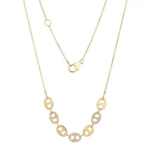 Beautiful Cascade Link Necklace