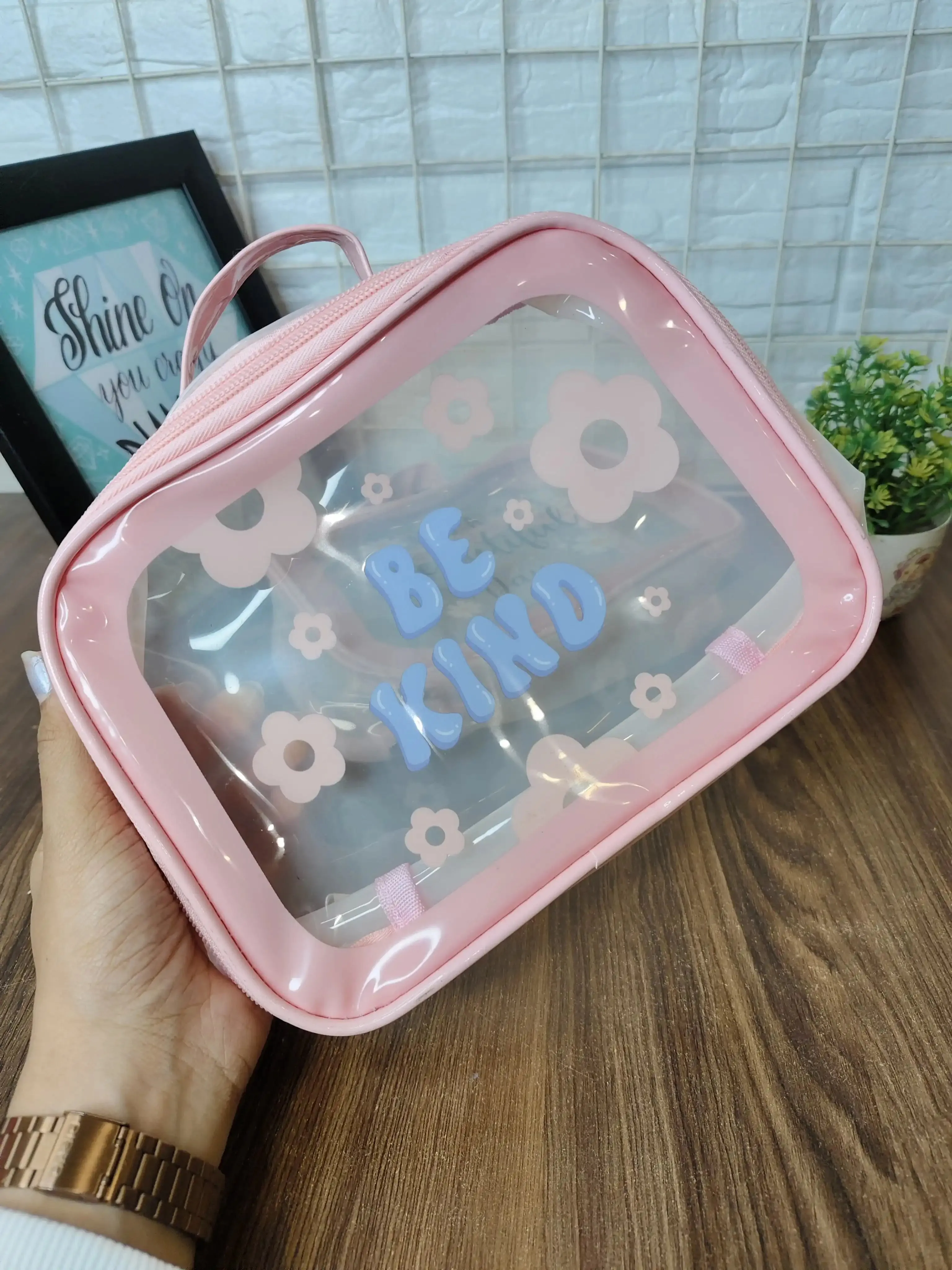 Beautiful makeup pouch