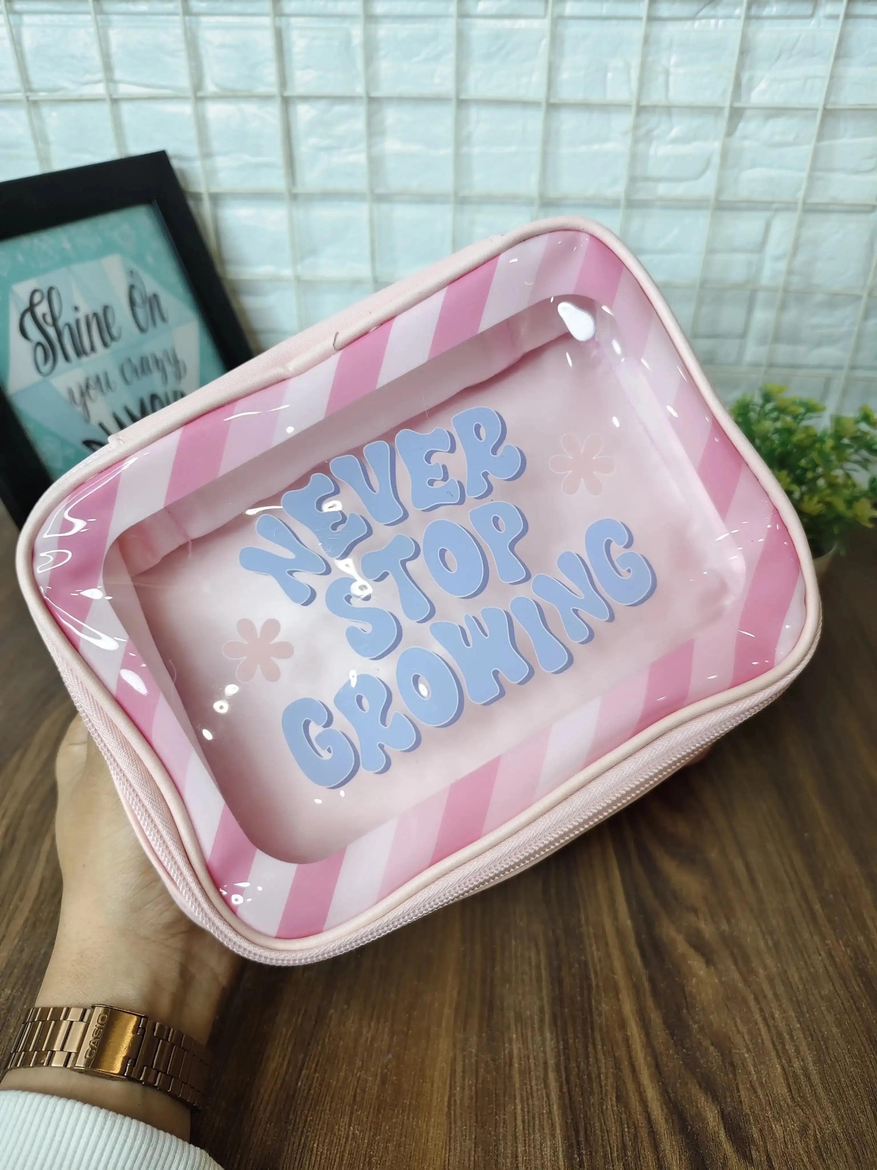 Beautiful makeup pouch