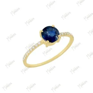 Blue Beautiful Sapphire Ring