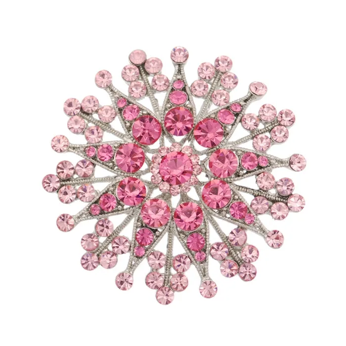 Flower Brooch - Pink