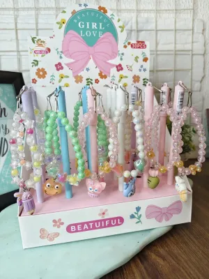 Pen with a beautiful bracelet