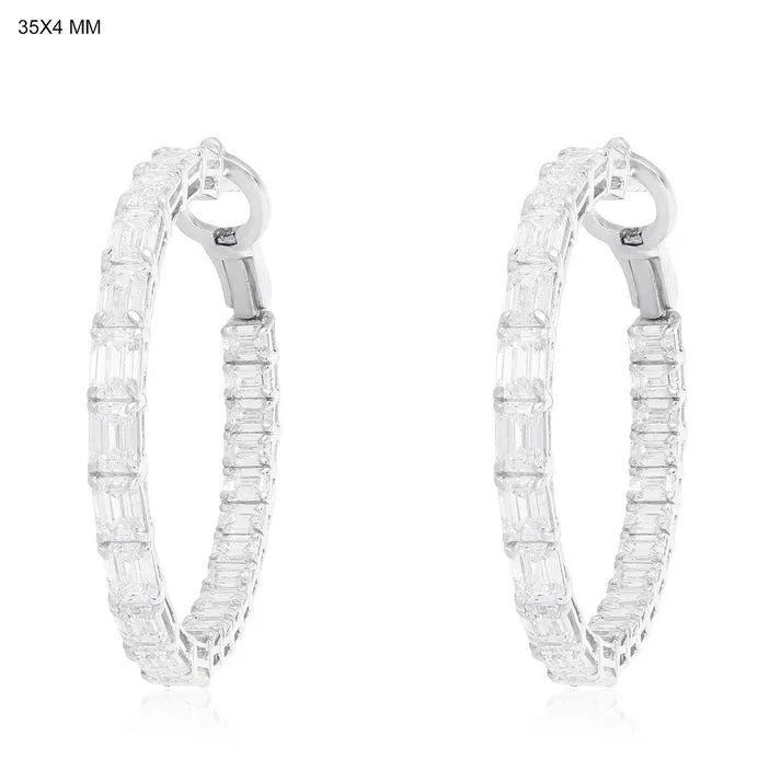 Radiant Beautiful Hoops Earrings