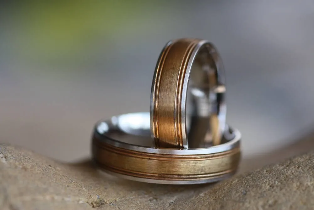 Rustic Gold Wedding ring