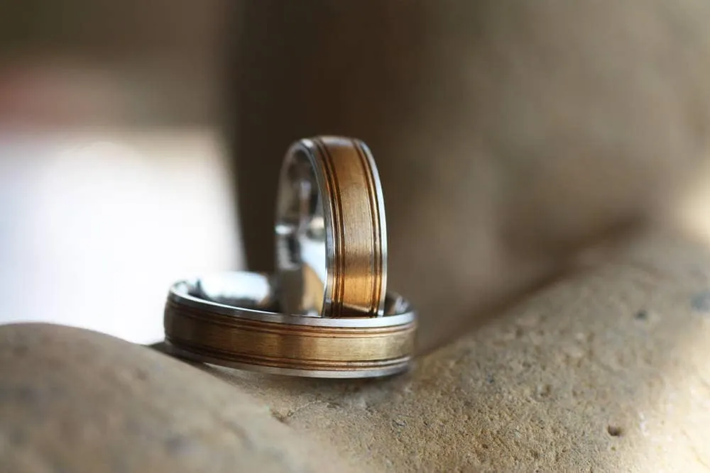 Rustic Gold Wedding ring