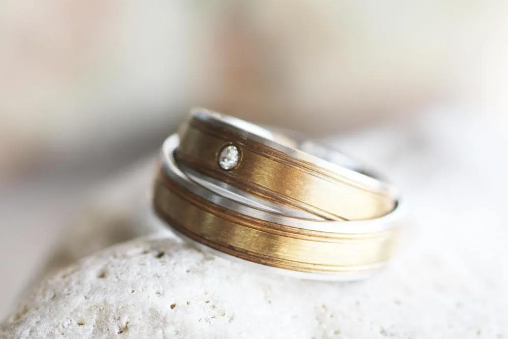 Rustic Gold Wedding ring