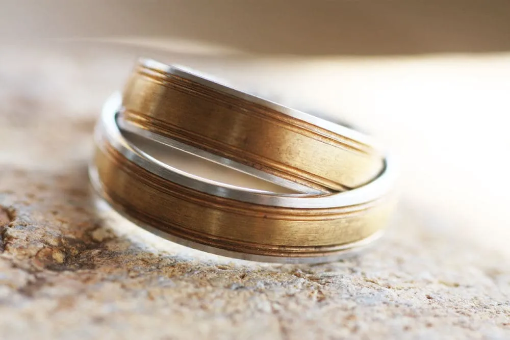 Rustic Gold Wedding ring