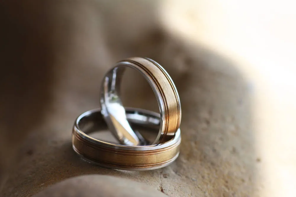 Rustic Gold Wedding ring
