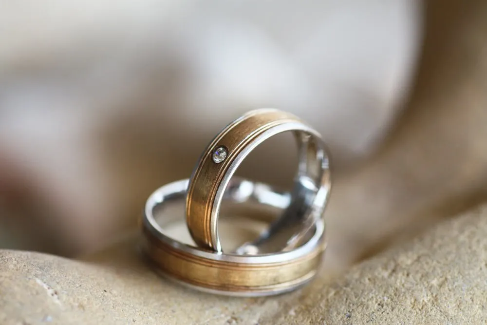 Rustic Gold Wedding ring