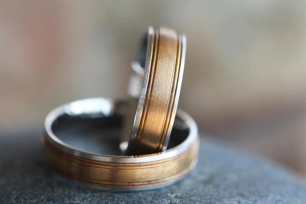 Rustic Gold Wedding ring