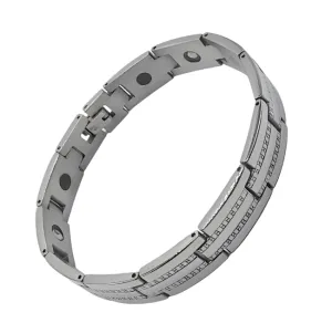 Stainless Steel Magnetic And Germanium Bracelet