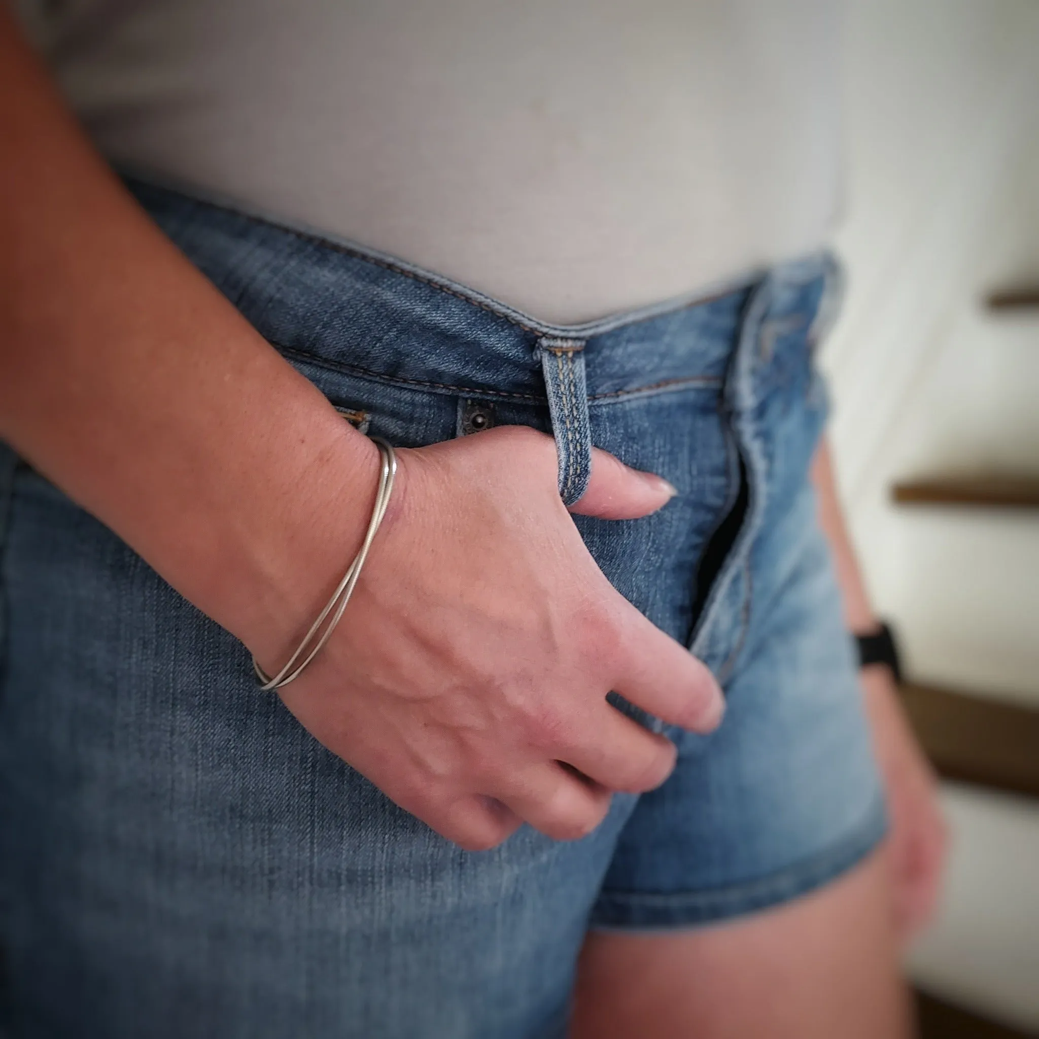 Upright Bass String Unisex Bracelet